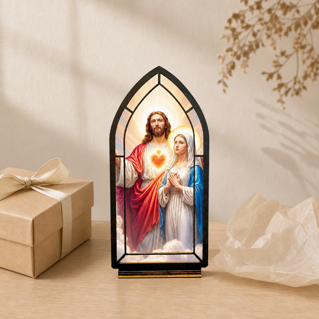 Sacred Hearts of Jesus & Mary — Lumenvale gift still life
