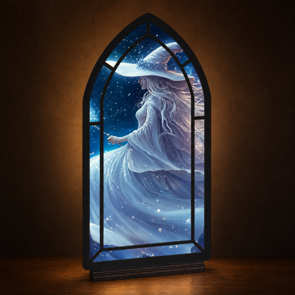 Starlight Witch — Lumenvale close frontal artwork view