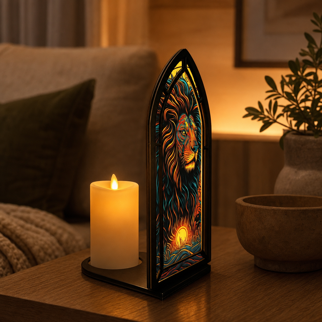 Sunkeeper Lion — Lumenvale night atmosphere