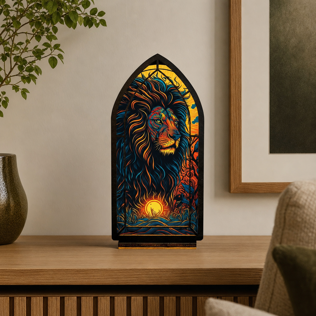 Sunkeeper Lion — Lumenvale home lifestyle