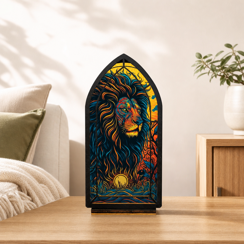 Sunkeeper Lion — Lumenvale daylight truth