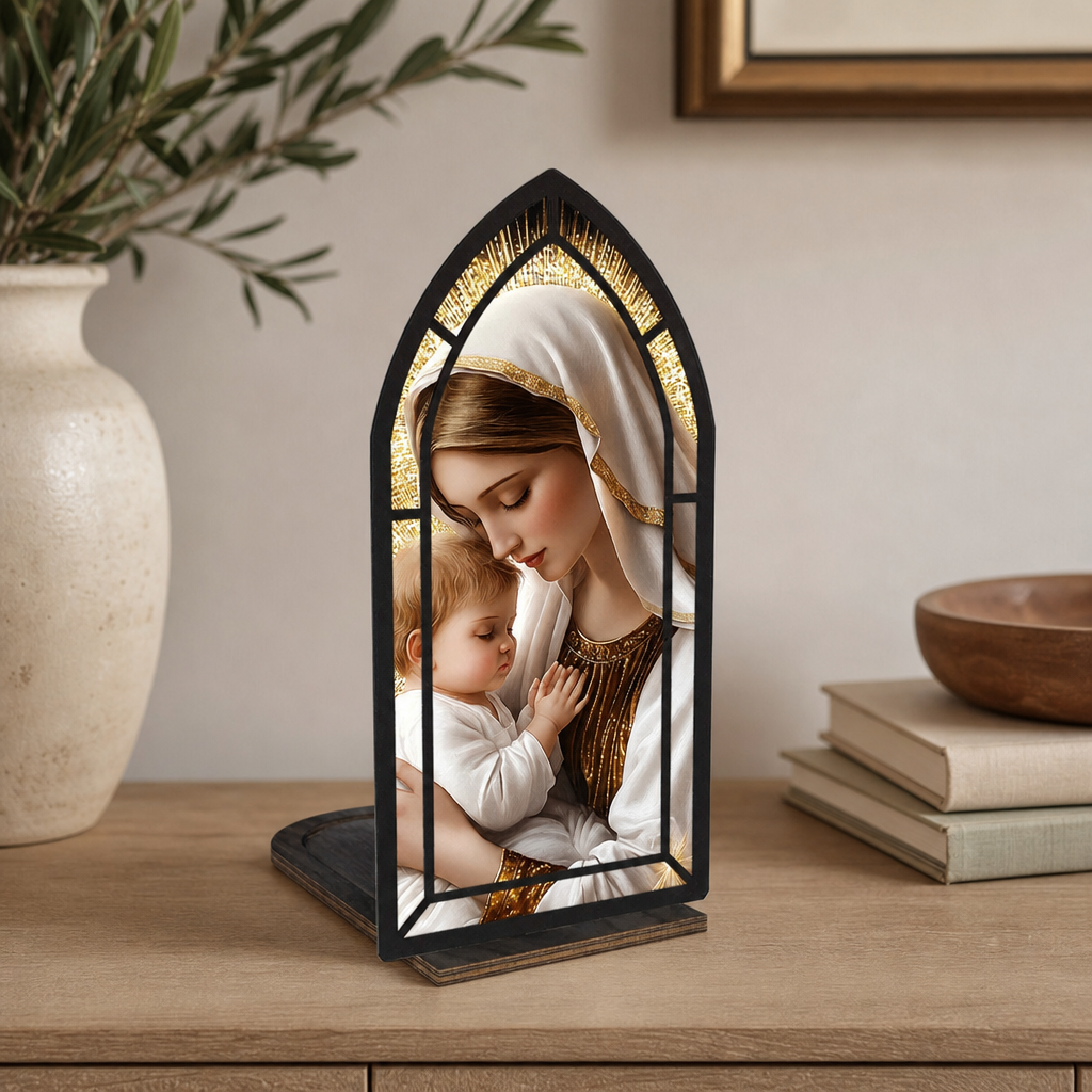 Tender Madonna & Child — Lumenvale material detail