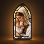 Tender Madonna & Child — Lumenvale close frontal artwork view