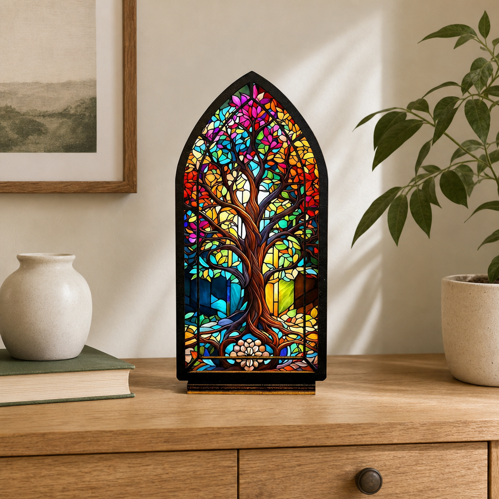 Tree of Wonder — Candlelight Window dimensions and materials